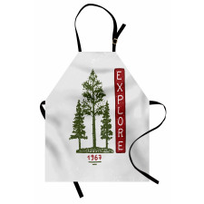 Coniferous Tree Sketch Apron