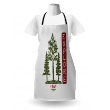 Coniferous Tree Sketch Apron