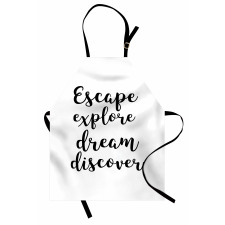 Brush Calligraphy Dream Apron