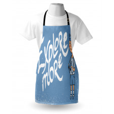 Boy with Binoculars Apron