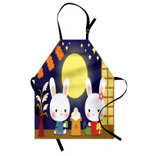 Tsukimi Festival Bunnies Apron