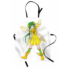 Fantasy Manga Fairy Girl Apron