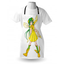 Fantasy Manga Fairy Girl Apron