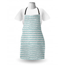 Pastel Stripes Dots Apron