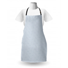 Diagonal Lines Pattern Apron