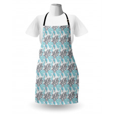 Flowers and Foliage Apron