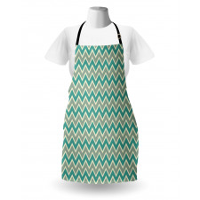 Angular Stripes Pattern Apron