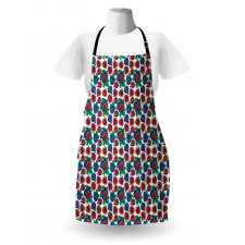 Ripe Juicy Fruit Pattern Apron