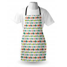 Retro Fruit Kids Pattern Apron