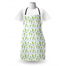 Cartoon Hot Air Balloons Apron