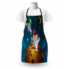 Human Alien Friends Apron