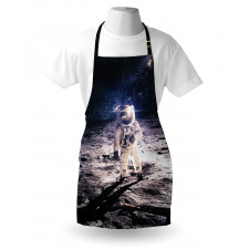 Astronaut on the Moon Apron