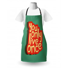 Retro Inspirational Words Apron