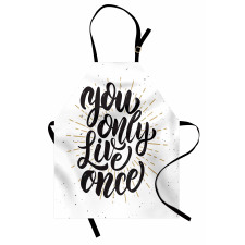 Hand Drawn Popular Words Apron