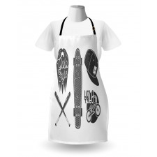 Baseball Bat Skateboard Apron