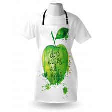 Dont Worry Eat Apple Apron