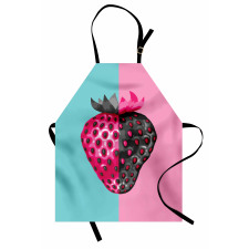 Abstract Strawberry Motif Apron