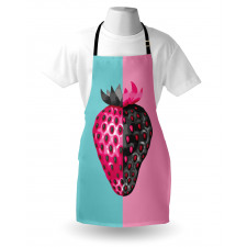 Abstract Strawberry Motif Apron