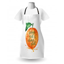 Brush Strokes Orange Apron