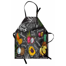 Mango Dragon Fruit Papaya Apron