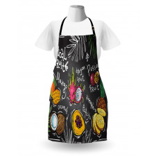 Mango Dragon Fruit Papaya Apron