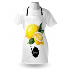 Sour Citrus Lemon Design Apron