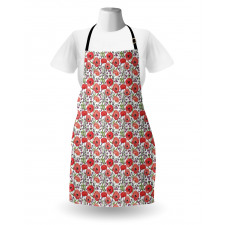 Poppy Blossoms Garden Apron