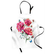 Carnation Bouquet Nature Apron