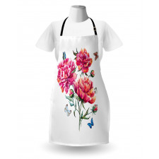 Carnation Bouquet Nature Apron