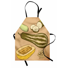 Zucchini Slices Apron