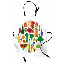 Yummy Food Circle Apron