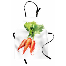 Watercolor Carrot Apron