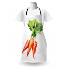 Watercolor Carrot Apron