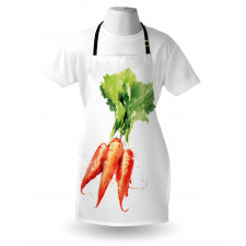 Watercolor Carrot Apron