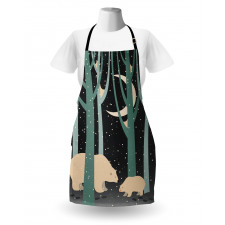 Polar Bear and Cub Apron