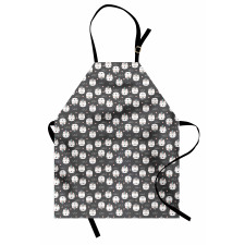 Native Tribal Cats Apron