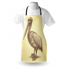 Sketchy Pelican Apron