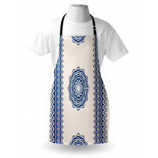 Oriental Zigzag Ethnic Apron