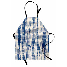 Abstract Stripy Grunge Apron