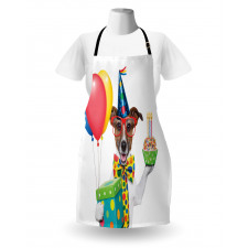 Party Dog and Balloons Apron