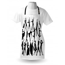 Dancer Silhouettes Apron