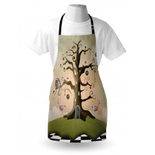 Ornamented Leafless Bole Apron