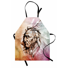 American Native Sketch Apron