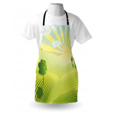 Sunshine Lightens Hills Apron