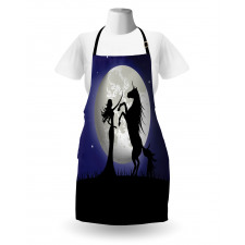 Rampant Horse and Girl Apron
