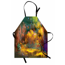 Hypnotic Jungle Plants Apron