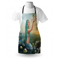 Mermaid and Magnolias Apron