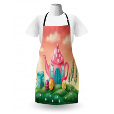 Polka Dotted Tea Pot Apron