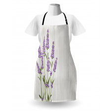 Herbal Bouquet on Wood Apron