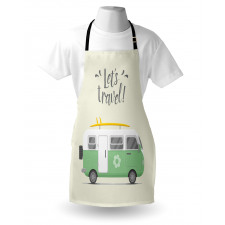 Lets Travel Message Apron